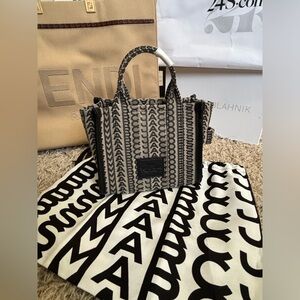 Marc Jacobs Monogram Jacquard Mini/Micro Crossbody Tote